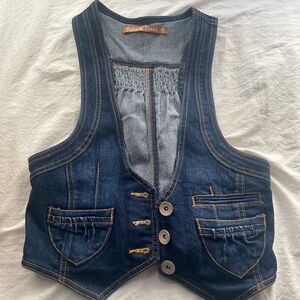 Dark blue Jean vest